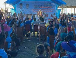Kampanye di Konkep, ASR-Hugua Komitmen Tingkatkan Kesejahteraan Nelayan dan Petani