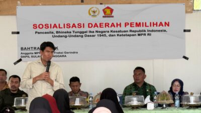 Bahtra Jemput Aspirasi Rakyat dan Sosialisasi Empat Pilar Kebangsaan di Koltim