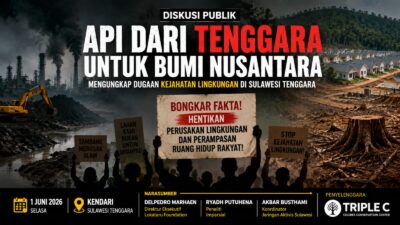 Triple C Soroti Tambang dan Perampasan Lahan dalam Forum Lingkungan Sultra