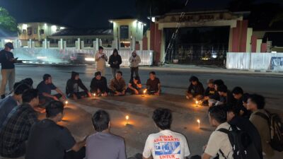 Mahasiswa Soroti Pelarian Tahanan Polres Kolut Lewat Aksi Moral