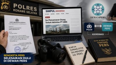 Jurnalis Simpul Indonesia Dipanggil Polres Konsel, Bakornas LKBHMI Soroti Mekanisme Penyelesaian Sengketa Pers