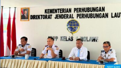 Evaluasi Kinerja, UPP Molawe Tekankan Keselamatan Pelayaran